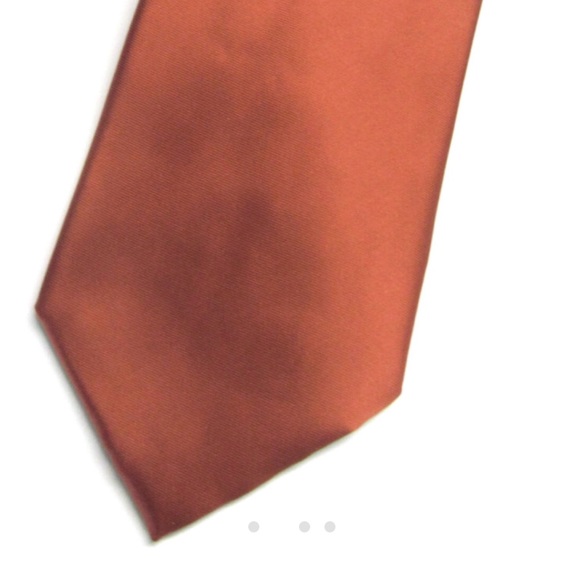 Burnt Orange Neck Tie - Picture 3 of 3
